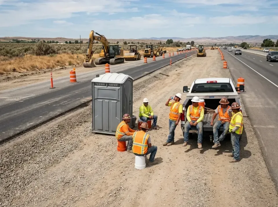 highway-road-construction-crew-007 — frequently asked questions, Porta Potty and Restroom Rentals in Waverly, TN